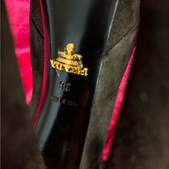 PRADA SuedePlatform GEM EUC worn once. - Picture 8 of 8